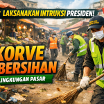 Perumda Pasar Bauntung Batuah Laksanakan Instruksi Presiden Gerakan Korve Kebersihan Dilingkungan Pasar PPS Sekumpul